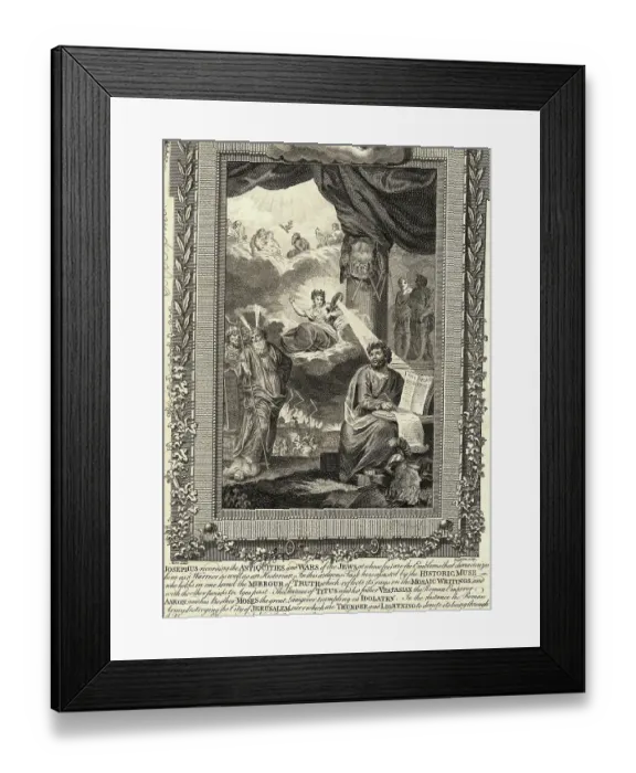 Framed Print : Spiritualistic Image with Josephus Flavius as Title Framed Print : Spiritualistic Image with Josephus Flavius as Title