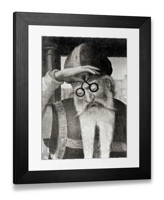 Framed Print : Painting Of Virgil With Spectacles