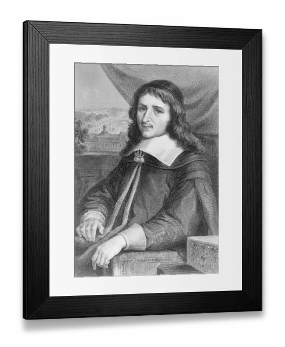 Framed Print : Portrait of Nicolas Fouquet Framed Print : Portrait of Nicolas Fouquet