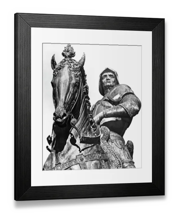 Framed Print : Statue Of Colleoni In Venice Framed Print : Statue Of Colleoni In Venice