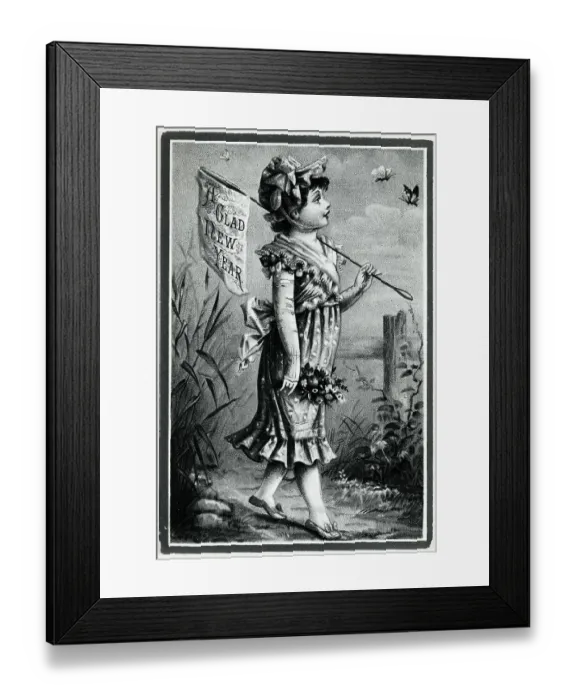 Framed Print : New Year'S Eve Greeting Card Framed Print : New Year'S Eve Greeting Card