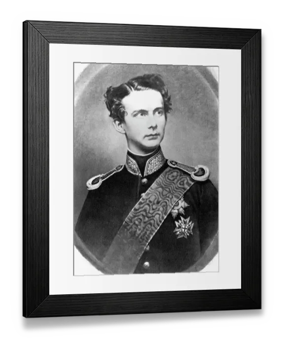 Framed Print : King Ludwig Ii Of Bavaria Framed Print : King Ludwig Ii Of Bavaria