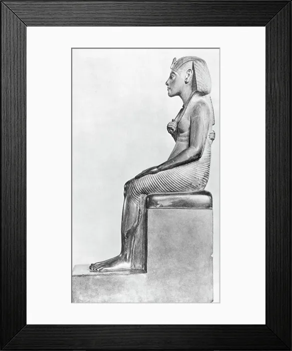 Framed Print : Statue of King Amenhotep IV Framed Print : Statue of King Amenhotep IV