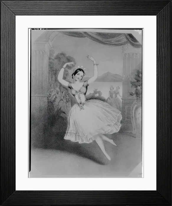 Framed Print : Portrait of Carlotta Grisi Framed Print : Portrait of Carlotta Grisi