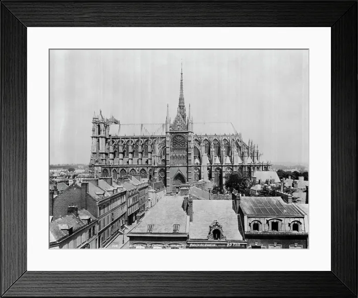 Framed Print : Amiens Cathedral in France Framed Print : Amiens Cathedral in France