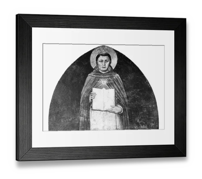 Framed Print : St Thomas Aquinas In Fresco Framed Print : St Thomas Aquinas In Fresco