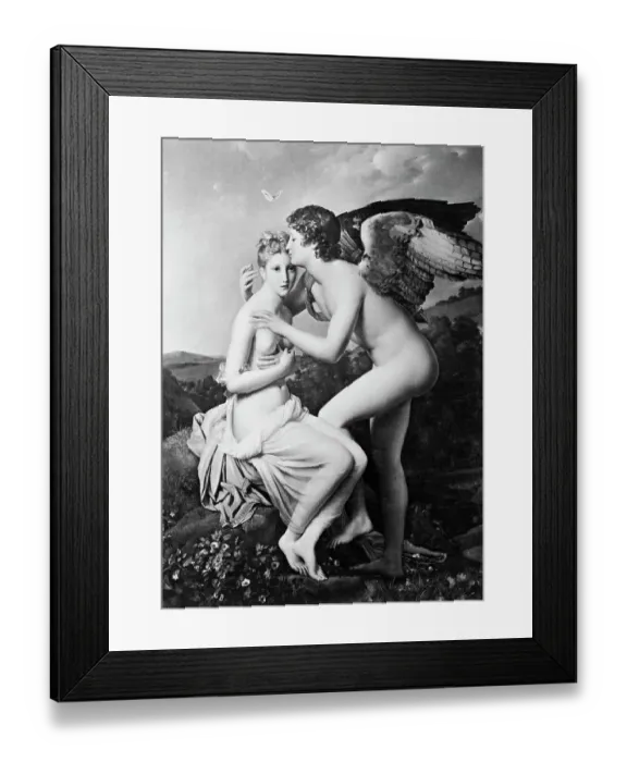 Framed Print : Psyche and Cupid Framed Print : Psyche and Cupid