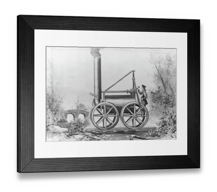 Framed Print : Trevithick's Locomotive of 1808 Framed Print : Trevithick's Locomotive of 1808