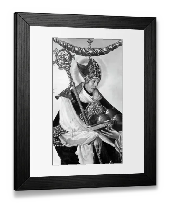 Framed Print : Saint Nicholas The Bishop Of Myra Framed Print : Saint Nicholas The Bishop Of Myra