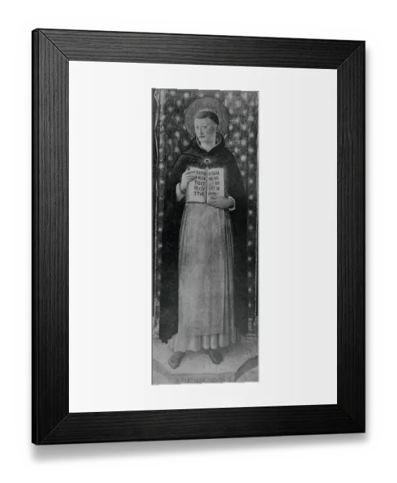 Framed Print : Fresco Entitled Saint Thomas Aquinas Framed Print : Fresco Entitled Saint Thomas Aquinas