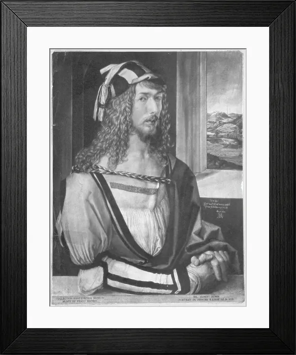 Framed Print : Self-Portrait by Albrecht Durer Framed Print : Self-Portrait by Albrecht Durer