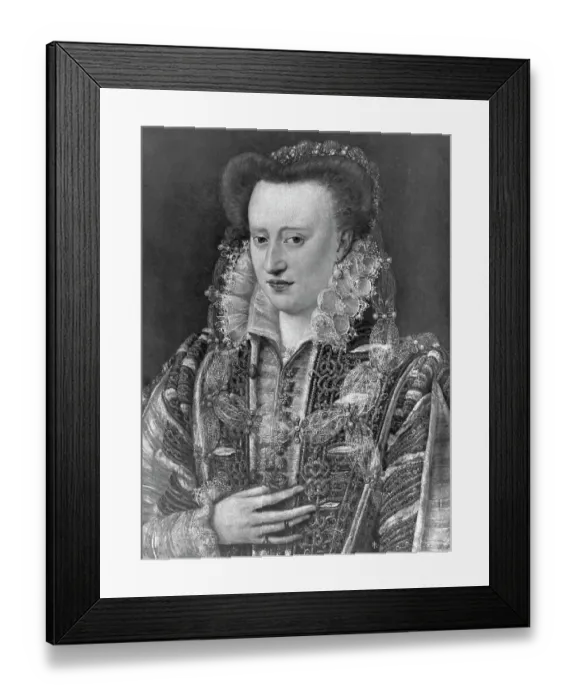 Framed Print : Portrait of Mary, Queen of Scots Framed Print : Portrait of Mary, Queen of Scots