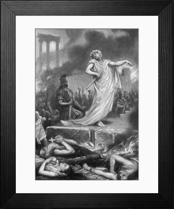 Framed Print : Emperor Nero Conquering Framed Print : Emperor Nero Conquering