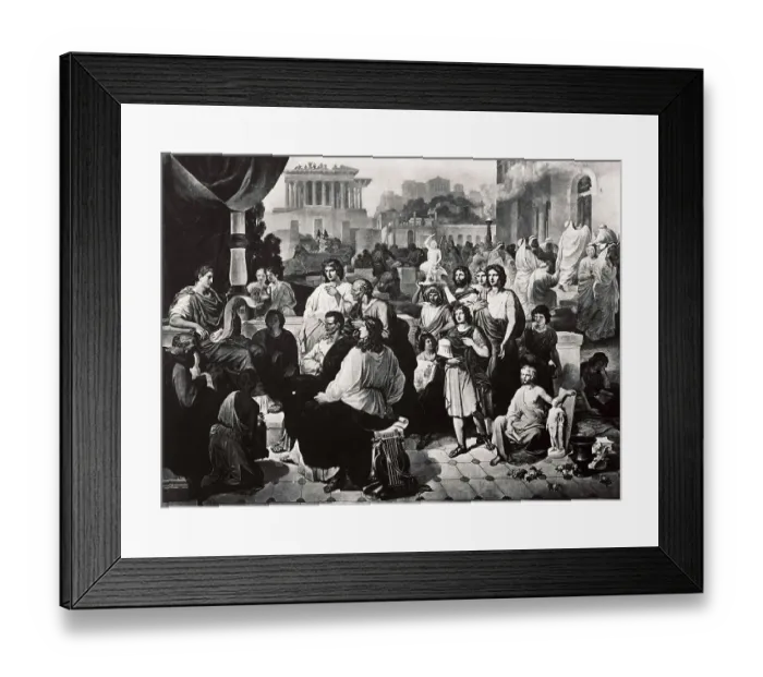Framed Print : Painting of Roman Community Framed Print : Painting of Roman Community