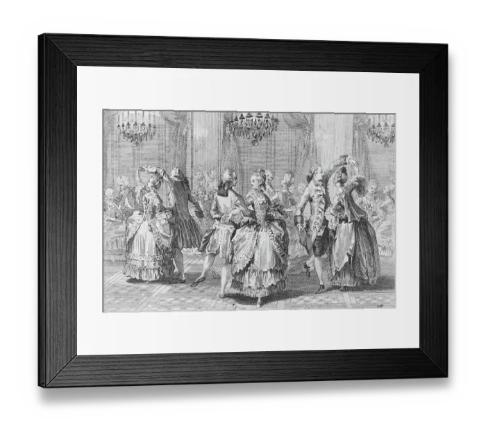 Framed Print : Dancing the Minuet Framed Print : Dancing the Minuet