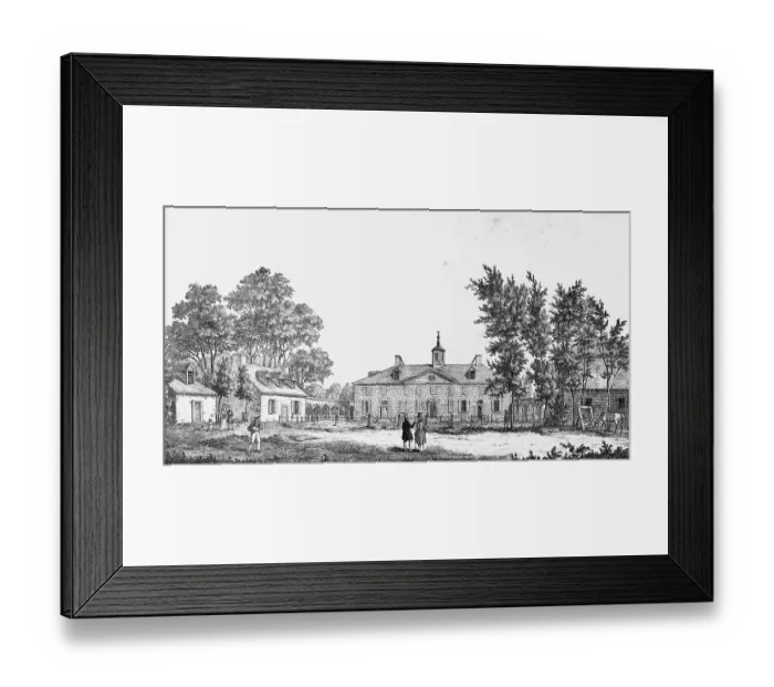Framed Print : Exterior of George Washington's Estate Framed Print : Exterior of George Washington's Estate
