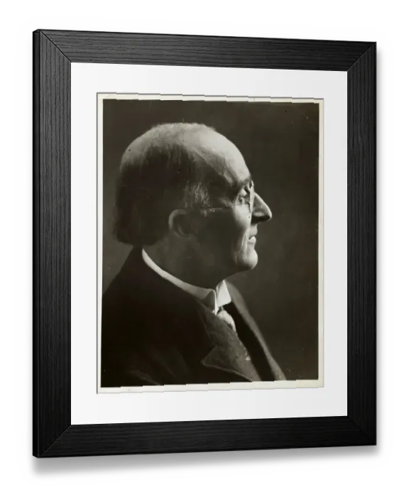 Framed Print : Profile Portrait of Composer Frederick Delius Framed Print : Profile Portrait of Composer Frederick Delius