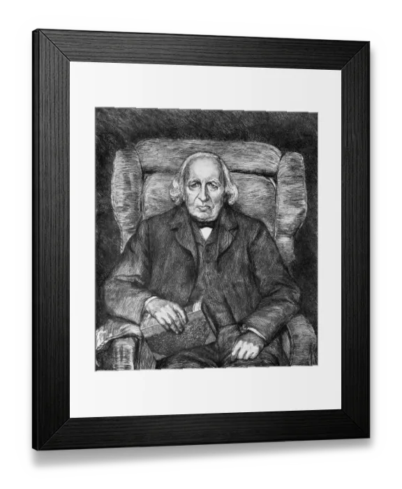 Framed Print : Karl Weierstrass Framed Print : Karl Weierstrass