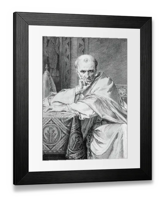 Framed Print : Portrait of Pope Gregory VII Framed Print : Portrait of Pope Gregory VII