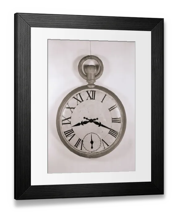Framed Print : A Watchmaker's Sign Framed Print : A Watchmaker's Sign