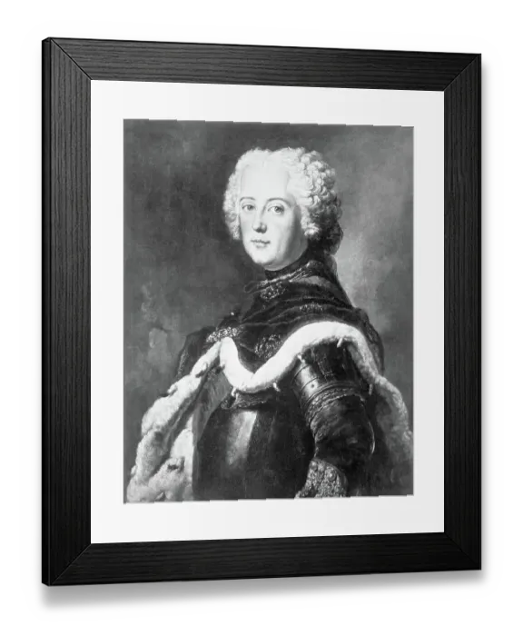 Framed Print : Frederick The Great as Crown Prince by Antoine Pesne Framed Print : Frederick The Great as Crown Prince by Antoine Pesne