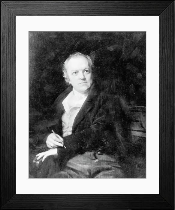 Framed Print : Portrait of William Blake by Thomas Phillips Framed Print : Portrait of William Blake by Thomas Phillips