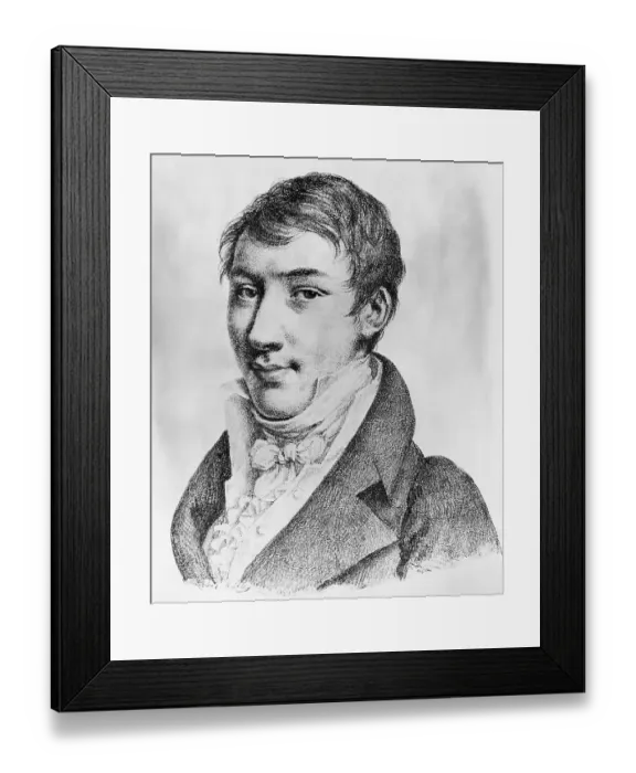 Framed Print : Portrait of Mathematician Augustin Louis Cauchy Framed Print : Portrait of Mathematician Augustin Louis Cauchy