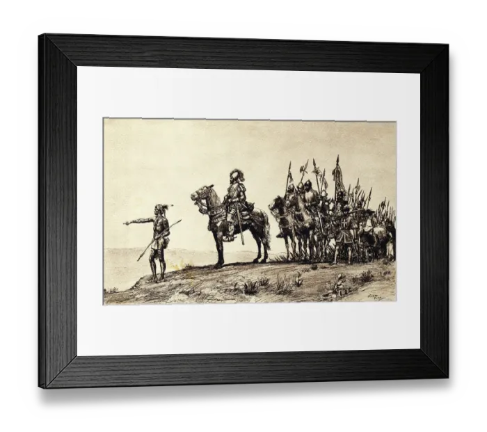 Framed Print : Quest for Quivira by Norman Price Framed Print : Quest for Quivira by Norman Price