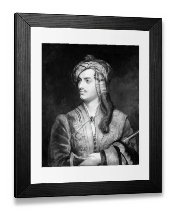Framed Print : Painting of Lord Byron Framed Print : Painting of Lord Byron
