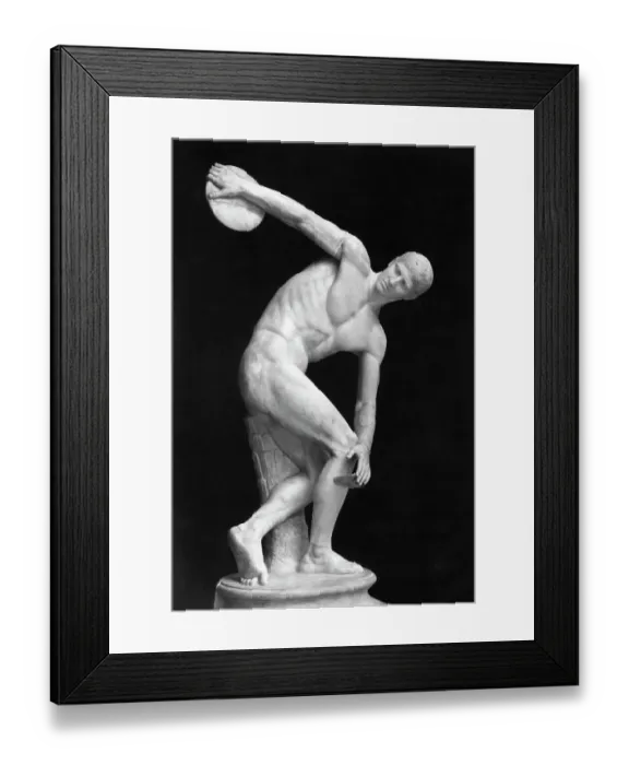 Framed Print : Roman Sculpture of The Discus Thrower Framed Print : Roman Sculpture of The Discus Thrower