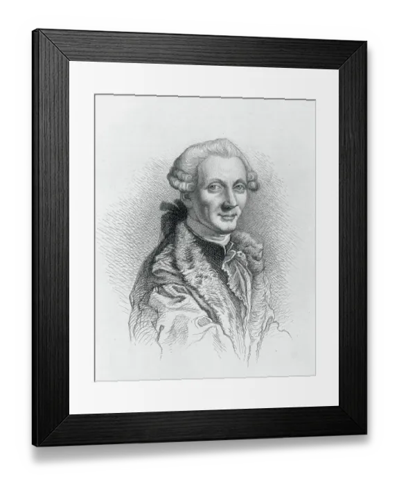 Framed Print : Portrait Etching of Nicola Piccini Framed Print : Portrait Etching of Nicola Piccini
