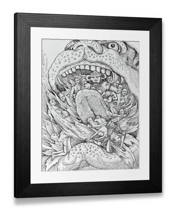 Framed Print : Typical Conception of Hell Framed Print : Typical Conception of Hell