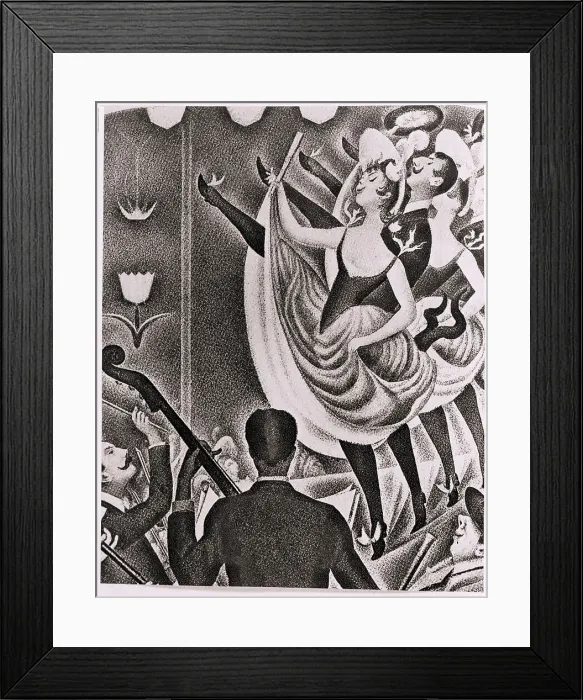 Framed Print : Le Chahut by Georges Seurat Framed Print : Le Chahut by Georges Seurat