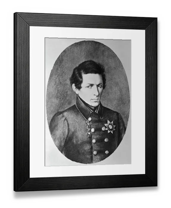 Framed Print : Portrait of Nicolai Lobachevski Framed Print : Portrait of Nicolai Lobachevski