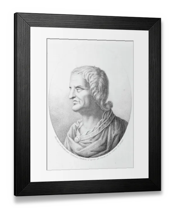 Framed Print : Portrait of Decimus Junious Juvenalis Framed Print : Portrait of Decimus Junious Juvenalis