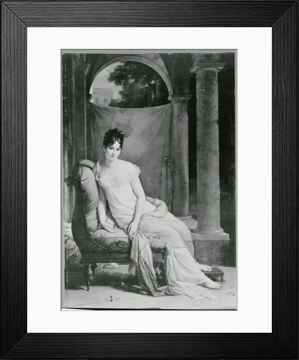 Framed Print : Painting of Jeanne-Francoise-Julie-Adelaide Recamier Framed Print : Painting of Jeanne-Francoise-Julie-Adelaide Recamier