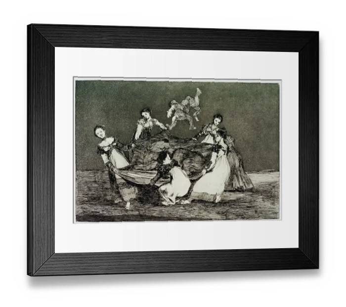 Framed Print : Los Disparates No. 1: Feminine Folly by Francisco de Goya Framed Print : Los Disparates No. 1: Feminine Folly by Francisco de Goya