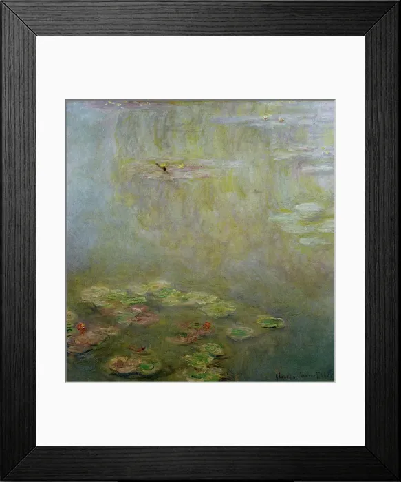 Framed Print : Waterlilies by Claude Monet Framed Print : Waterlilies by Claude Monet