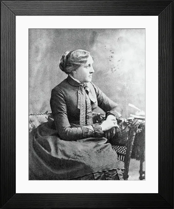 Framed Print : Portrait Of Louisa May Alcott Framed Print : Portrait Of Louisa May Alcott