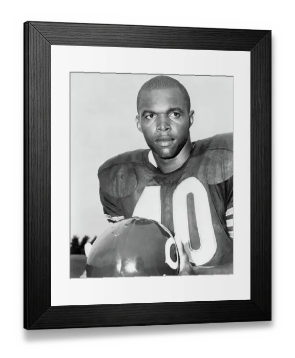 Framed Print : Portrait Of Chicago Bears Gale Sayers Framed Print : Portrait Of Chicago Bears Gale Sayers