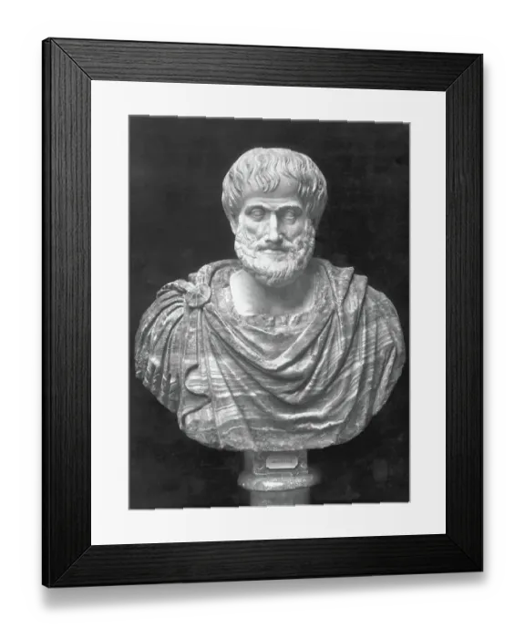 Framed Print : Bust Of Greek Philosopher Aristotle Framed Print : Bust Of Greek Philosopher Aristotle