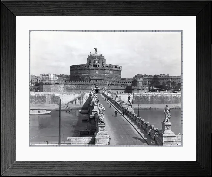 Framed Print : Castle of St. Angelo in Rome Framed Print : Castle of St. Angelo in Rome