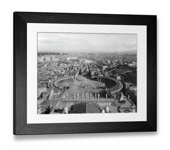 Framed Print : Panoramic View of the City of Rome Framed Print : Panoramic View of the City of Rome