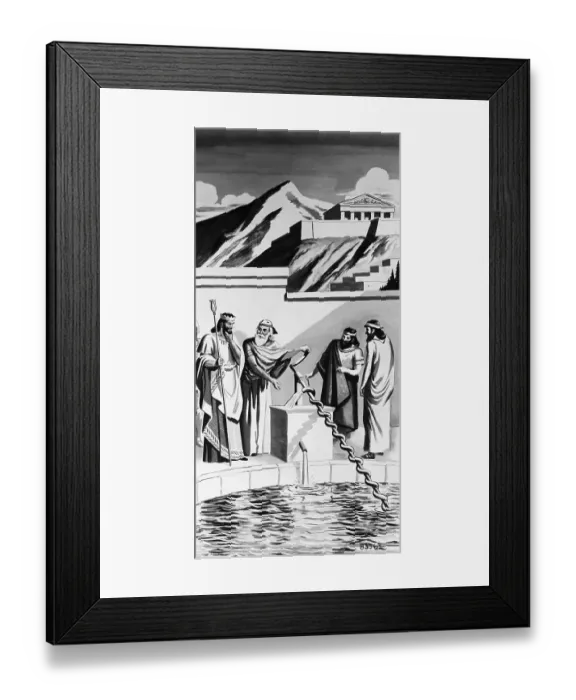Framed Print : The Archimedian Screw Framed Print : The Archimedian Screw