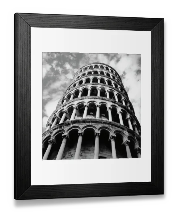 Framed Print : Looking up at Leaning Tower of Pisa Framed Print : Looking up at Leaning Tower of Pisa