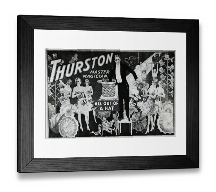 Framed Print : Thurston, Master Magician Poster
