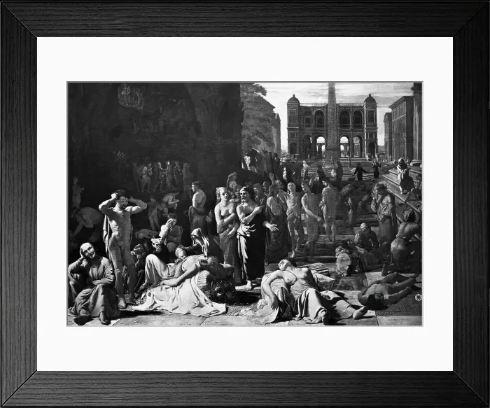 Framed Print : Athenian Plague by Nicolas Poussin Framed Print : Athenian Plague by Nicolas Poussin