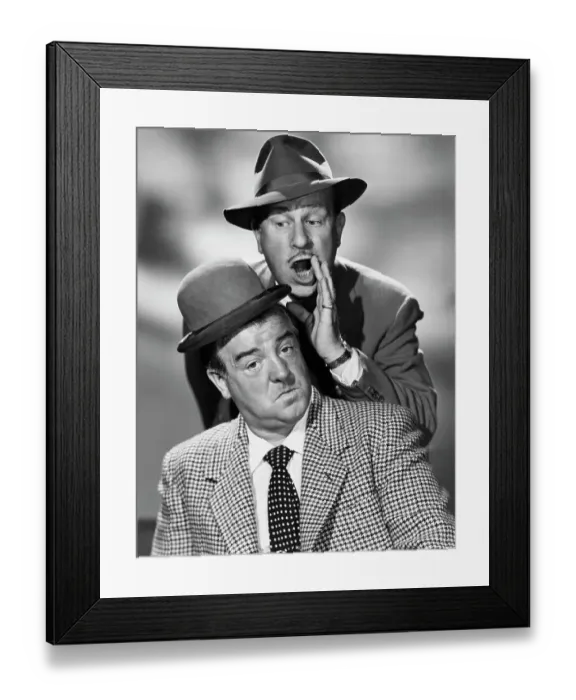 Framed Print : Abbott and Costello Framed Print : Abbott and Costello