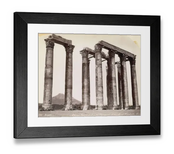 Framed Print : Low Angle Ruins of Corinthian Columns Framed Print : Low Angle Ruins of Corinthian Columns