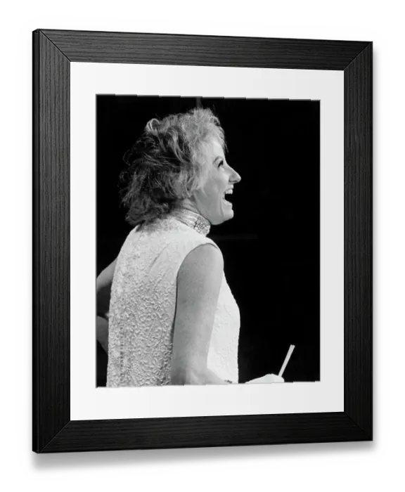 Framed Print : Phyllis Diller Profile Onstage Framed Print : Phyllis Diller Profile Onstage
